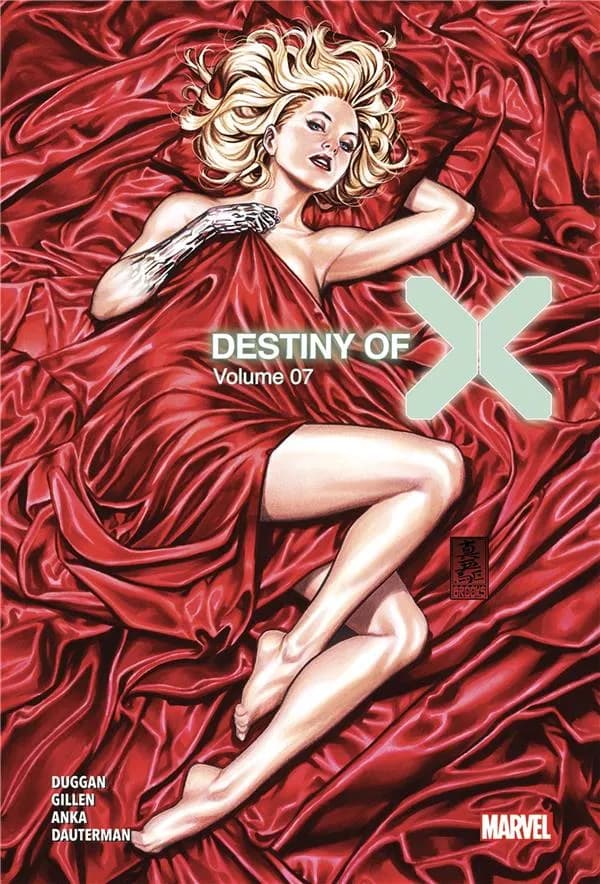 Destiny of X. Volume 07 (Éd. collector) scénario, Gerry Duggan, Kieron Gillen, Vita Ayala... [et al.] ; dessin, Kris Anka, Russell Dauterman, Matteo Lolli... [et al.] ; couleurs, Rain Beredo, Frank Martin, Matt Milla... [et al.]