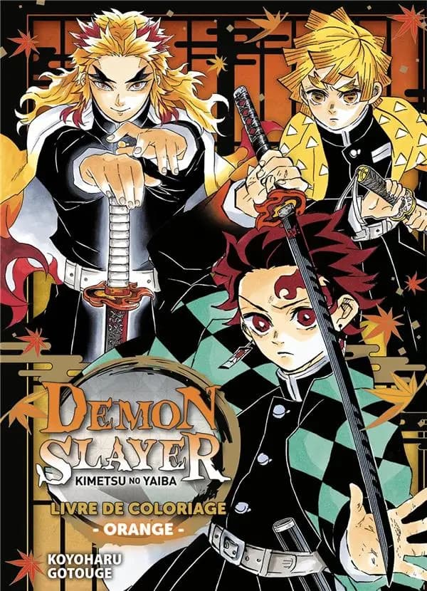 Demon Slayer : livre de coloriage : orange : [Album à colorier]