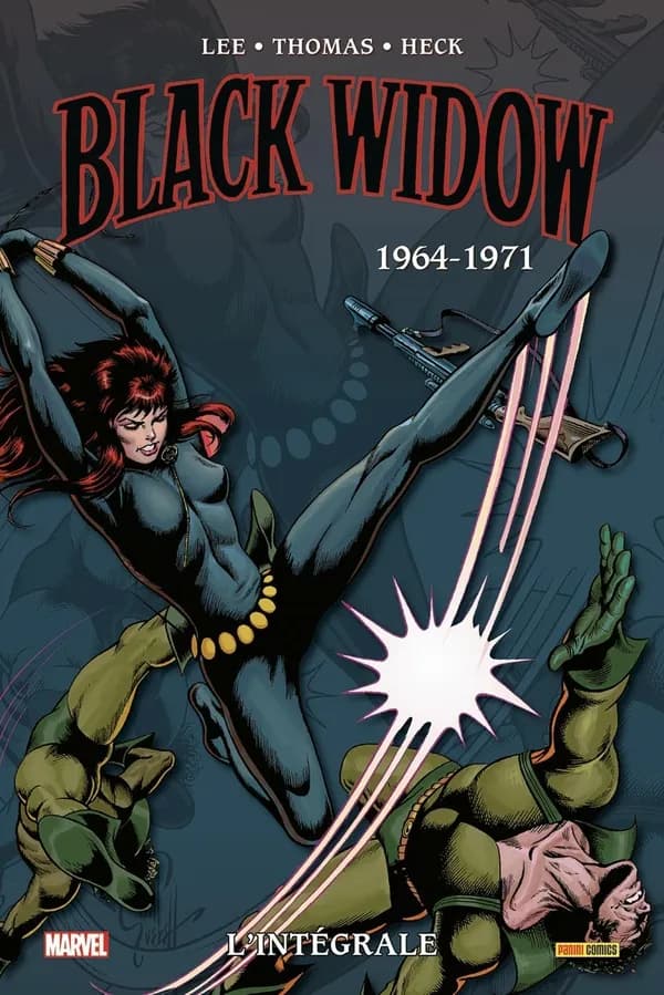Black Widow : [l'intégrale]. [1], 1964-1971 ([Nouvelle éd.]) scénario, Stan Lee, Roy Thomas, Don Rico,... [et al.] ; dessin, Don Heck, John Buscema, Gene Colan,... [et al.] ; encrage, Don Heck, Dick Ayers, Bill Everett,... [et al.] ; couleurs, Michael Kel