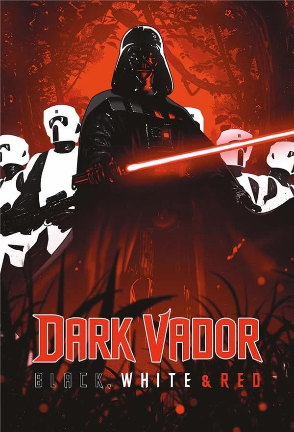 Dark Vador : black, white & red