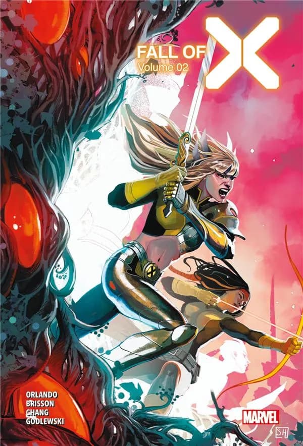 Fall of X. Volume 02 (Éd. collector) scénario, Steve Orlando, Deniz Camp, Ed Brisson... [et al.] ; dessin, Vincenzo Carratù, Luca Maresca, Scott Godlewski... [et al.] ; couleurs, Java Tartaglia, Carlos Lopez, Matt Milla... [et al.] ; traduction, Studio Ma