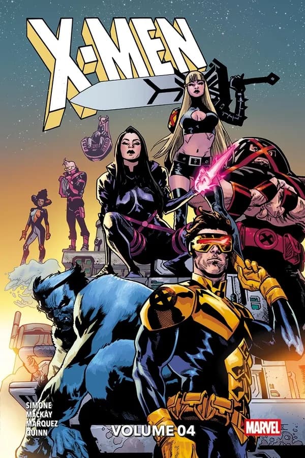 X-Men. Volume 04 (Éd. collector) [scénario], Simone, MacKay, Phillips ; [dessin], Marquez, Quinn