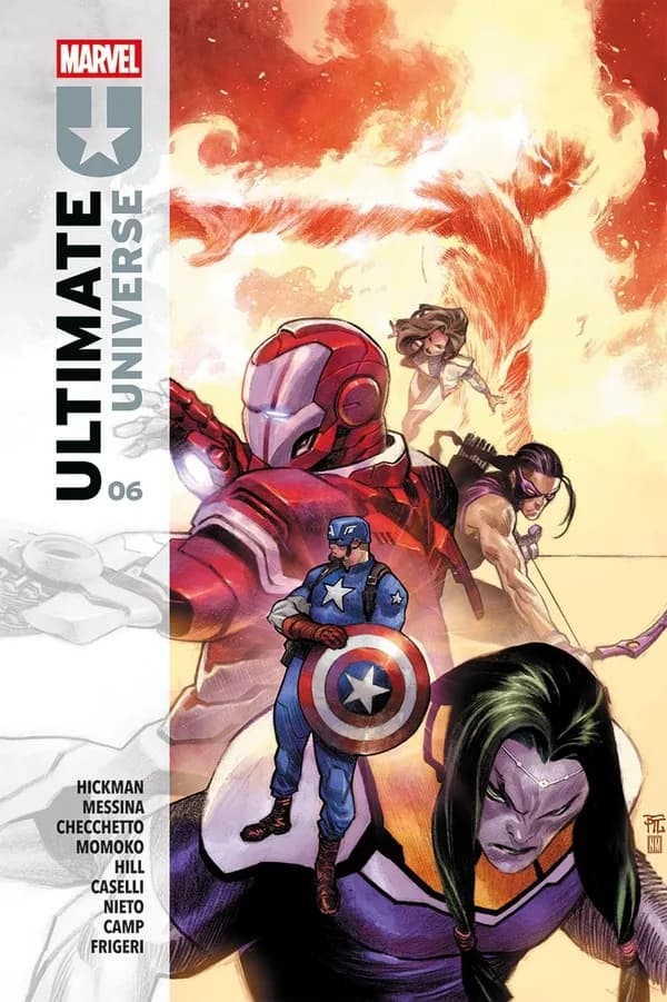 Ultimate universe. 06 (Éd. collector) [scénario], Hickman, Hill, Camp... [et al.] ; [scénario, dessin et couleurs], Momoko ; [dessin], Messina, Checchetto, Caselli... [et al.]