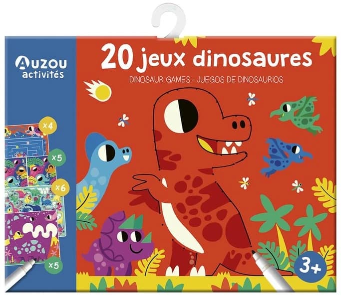 Ma pochette de jeux : 20 jeux dinosaures
