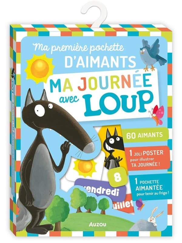 Ma première pochette d'aimants : ma journée avec Loup