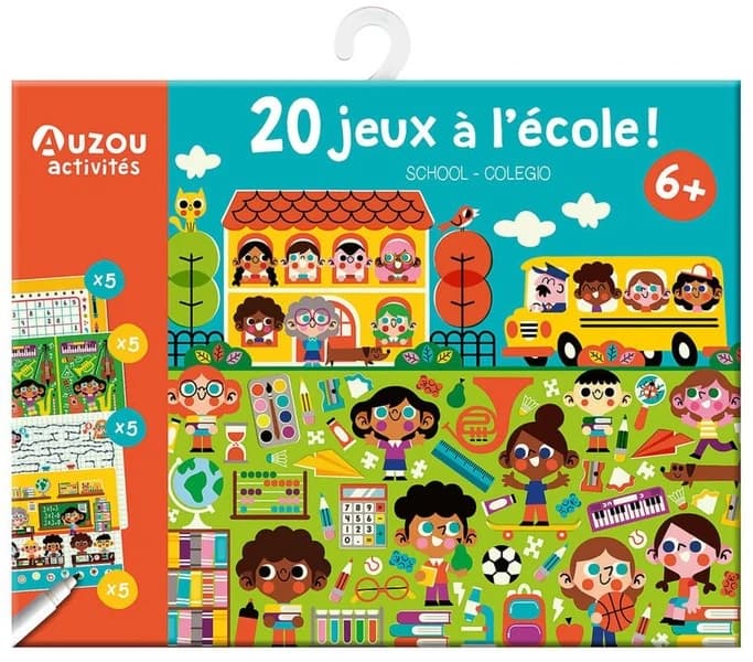 Ma pochette de jeux : 20 jeux à l'école !