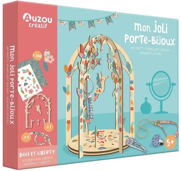 Mon joli porte-bijoux en bois
