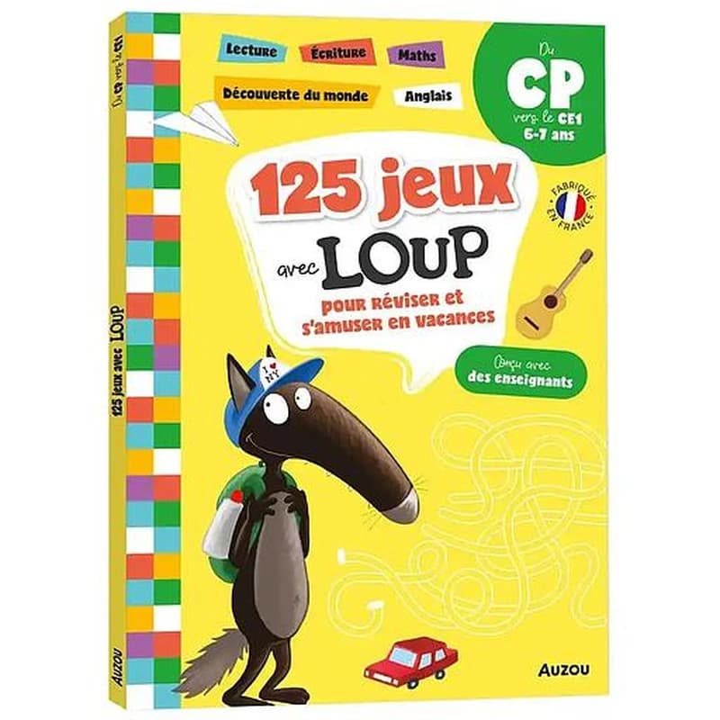125 jeux avec Loup pour réviser et s'amuser en vacances