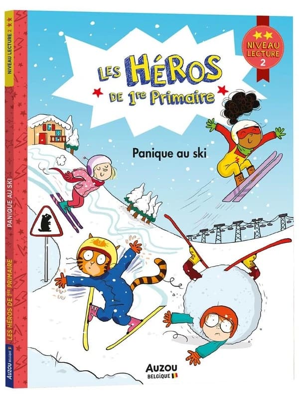 Les héros de 1ère primaire ; niveau 2 ; panique au ski