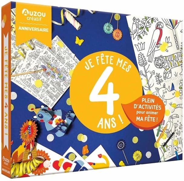 Mon coffret d'anniversaire : je fête mes 4 ans !