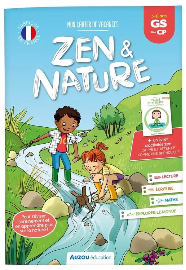 Mon cahier de vacances zen et nature ; de la GS au CP