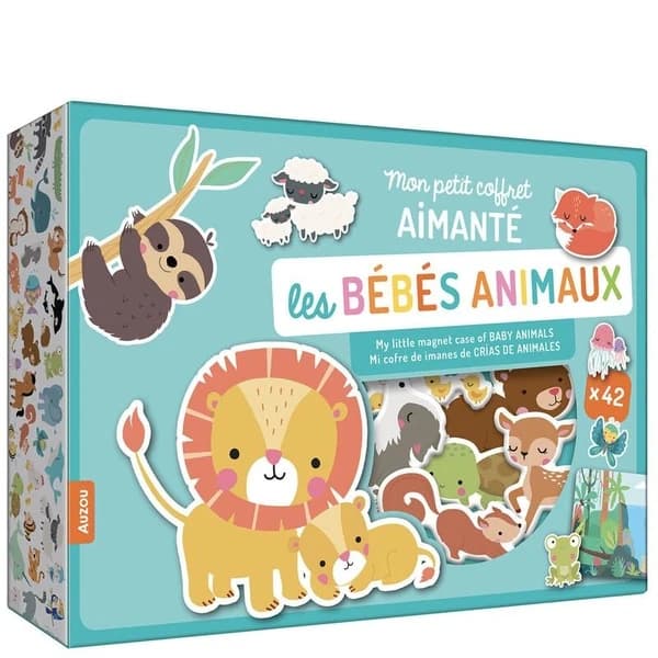 Mon petit coffret aimanté : les bébés animaux