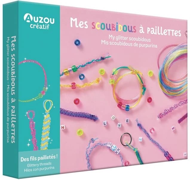 Mes scoubidous à paillettes