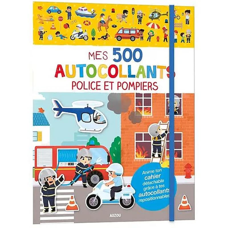 Mes 500 autocollants police et pompiers
