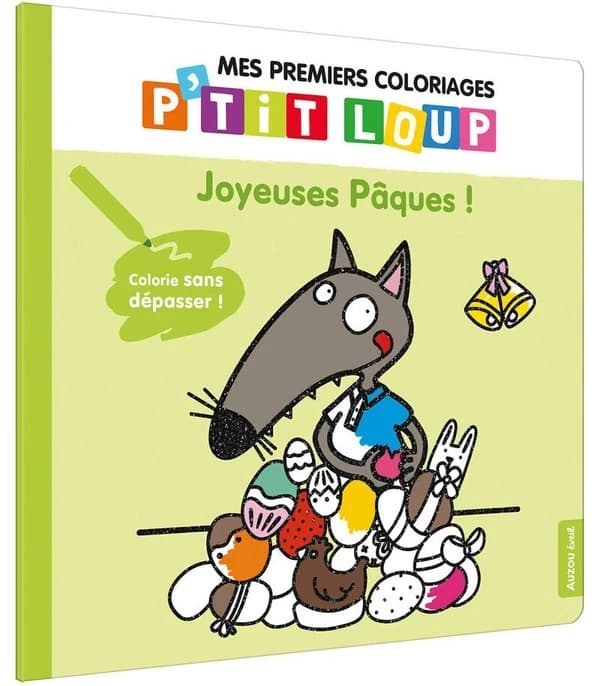 Joyeuses Pâques ! : Colorie sans dépasser !