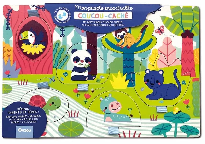 Mon puzzle encastrable : Coucou caché