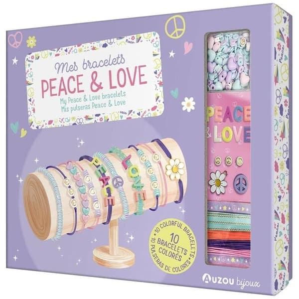 Ma boîte à bijoux - Mes bracelets Peace & Love