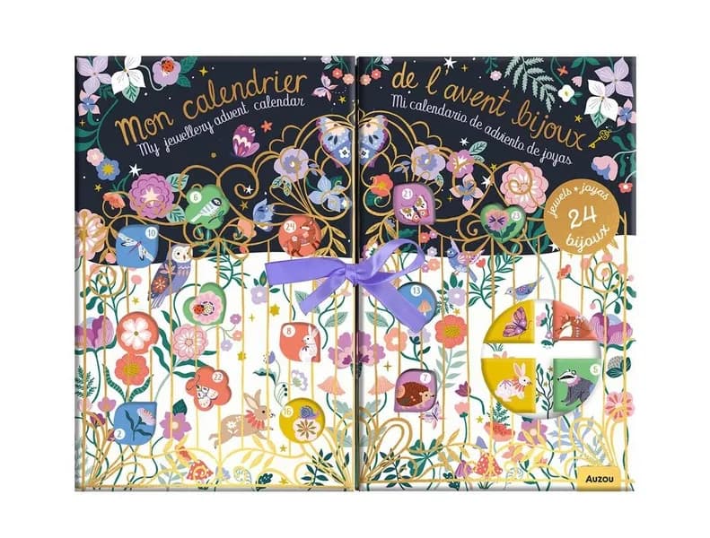 Calendrier de l'avent bijoux : 24 bijoux