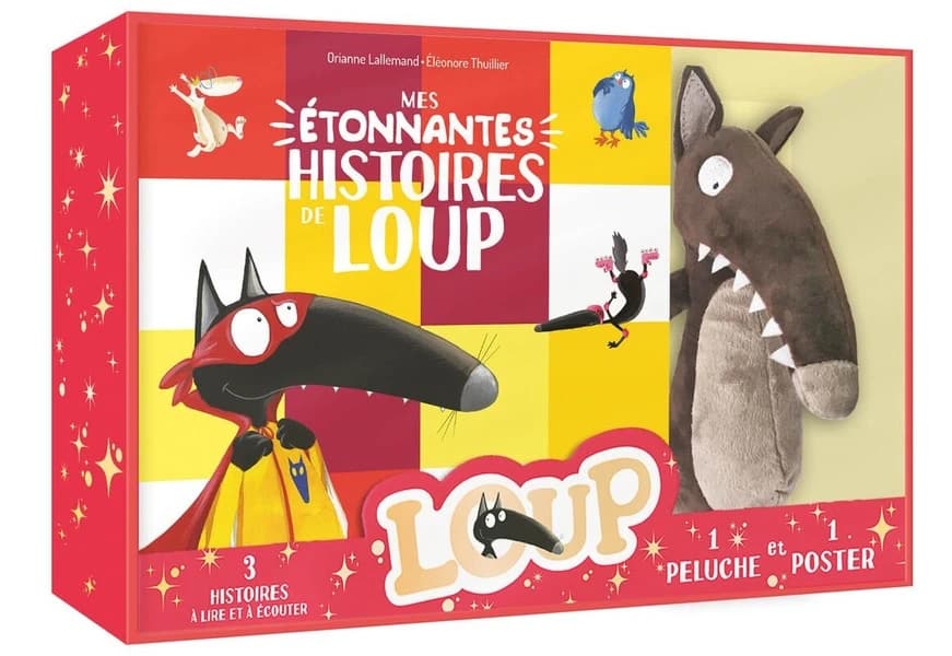 Mes étonnantes histoires de Loup : 3 histoires à lire et à écouter