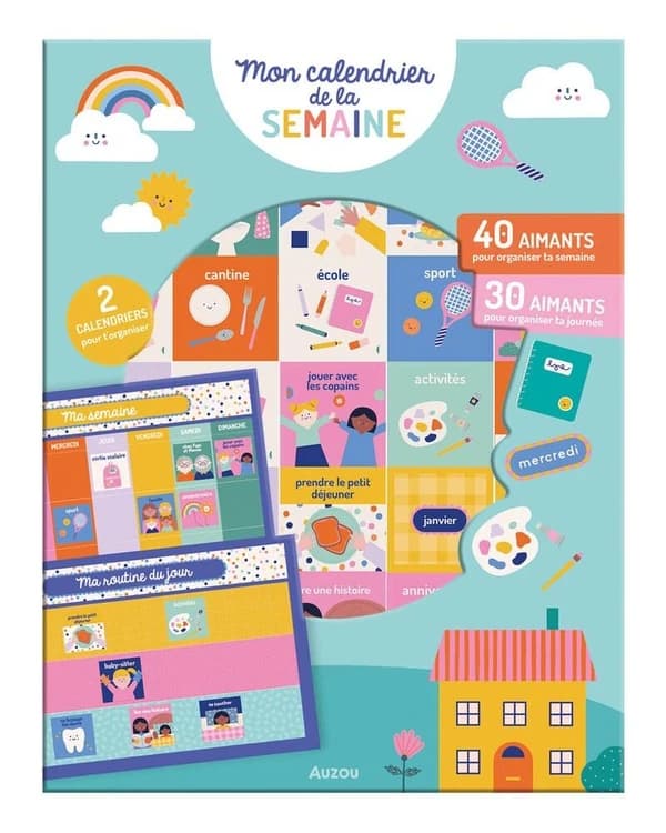 Mon aventure aimantée : Mon calendrier de la semaine