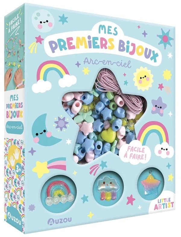 Mes premiers bijoux - arc-en-ciel : Facile à faire !