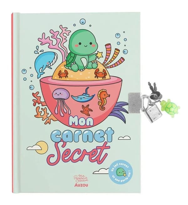 Mon carnet secret : Porte-clé tortue