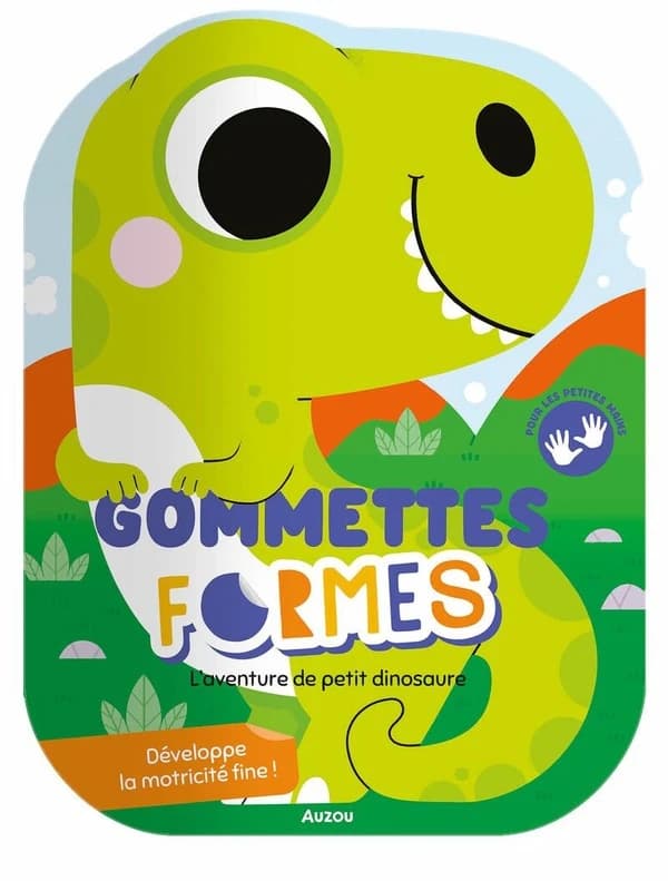 Gommettes formes : L'aventure de petit dinosaure