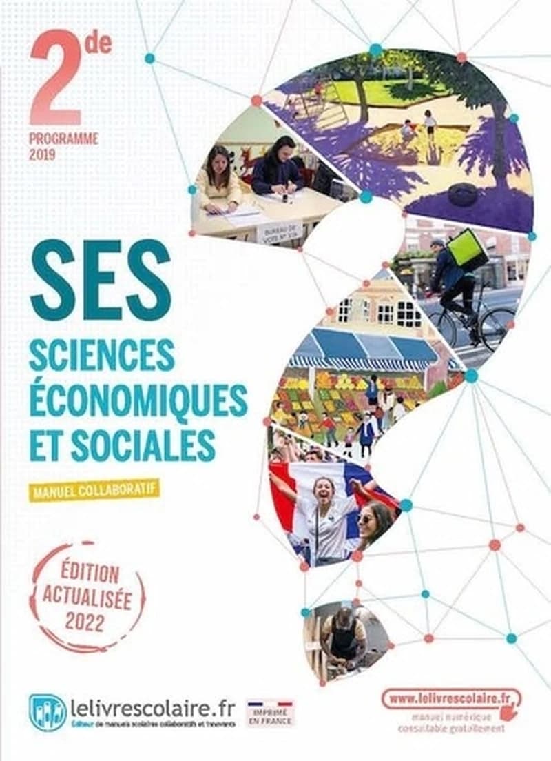 SES, sciences économiques et sociales, 2de (Éd. actualisée 2022) [sous la coordination de Vincent Clément]