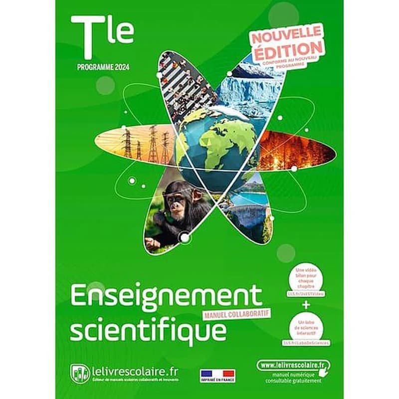 Enseignement scientifique Tle : Tle (Nouvelle éd. 2024 conforme au nouveau programme) [sous la coordination de Ryem Boudjemaï et Cyril Gaillard]