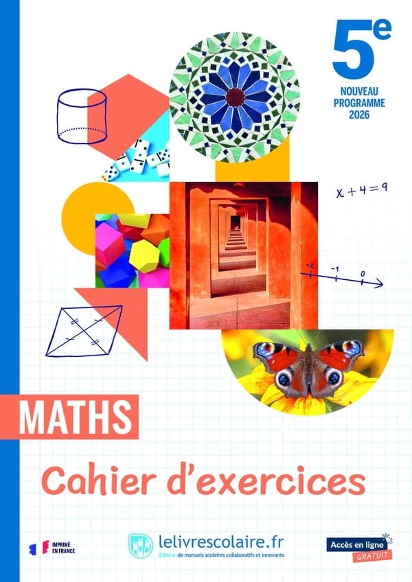 Mathématiques 5e : Cahier d'exercices