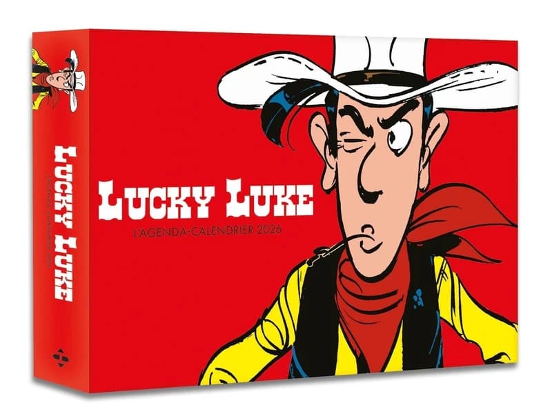 L'agenda-calendrier Lucky Luke