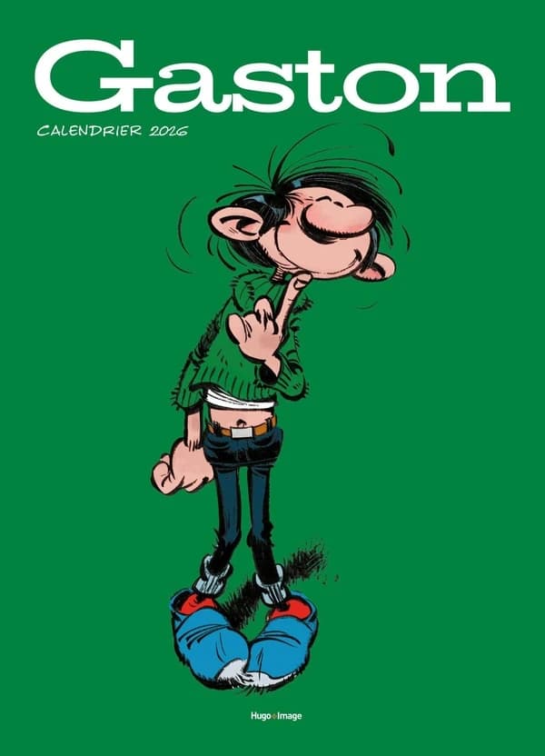 Calendrier mural : Gaston Lagaffe (édition 2026)