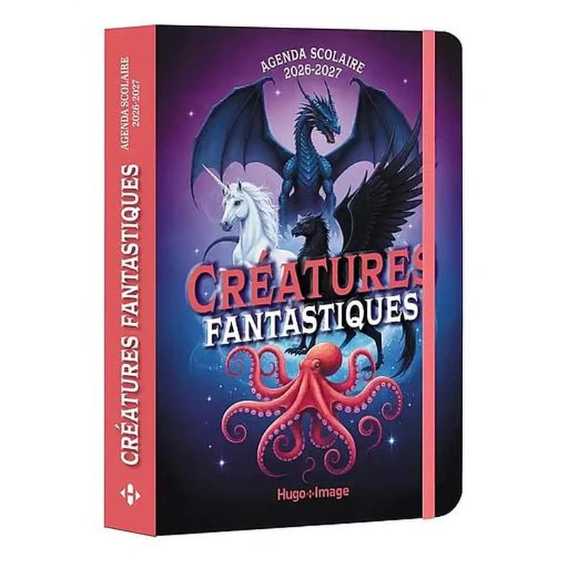 Agenda scolaire créatures fantastiques 2026 - 2027