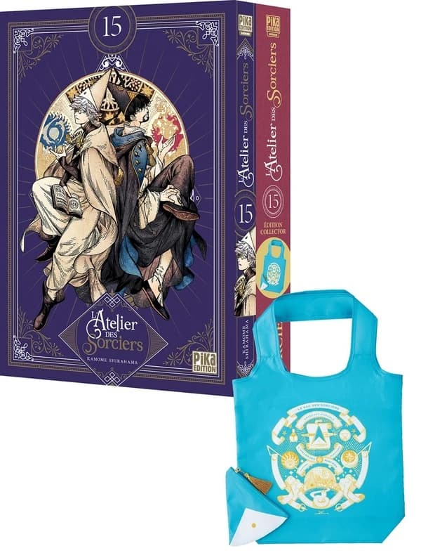 Avec le sac des sorciers et sa pochette