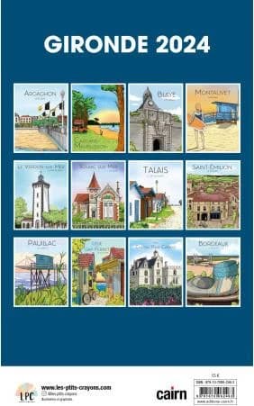 Calendrier Gironde (édition 2024)