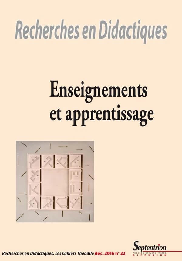 Recherches En Didactiques, N° 22