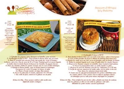 Carte postale gourmande recettes exotiques