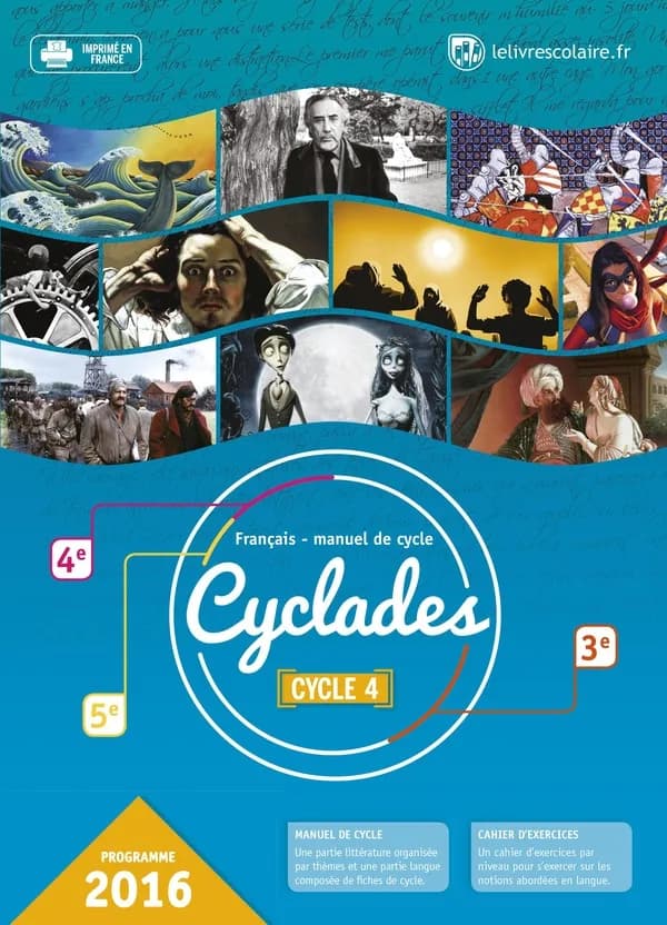 Cyclades : français, manuel de cycle : cycle 4