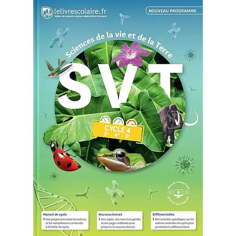 SVT, cycle 4 : science de la vie et de la Terre