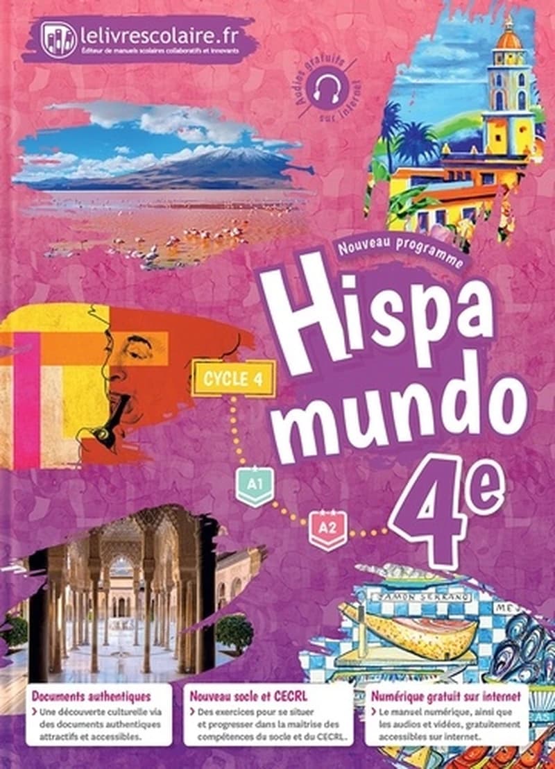 Hispamundo 4e : cycle 4, A1-A2 : nouveau programme