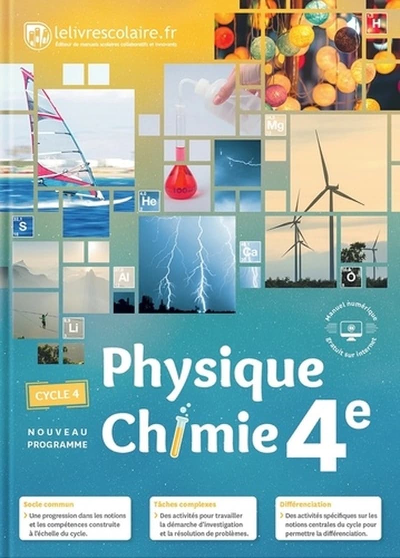 Physique, chimie, 4e