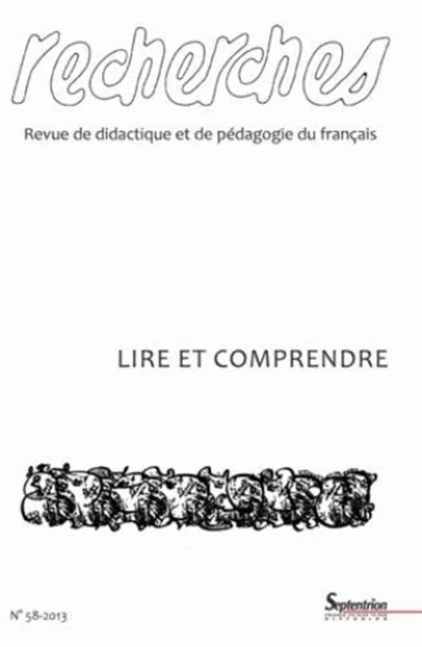 Revue Recherches : lire et comprendre
