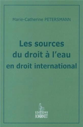 Les sources du droit à l'eau en droit international
