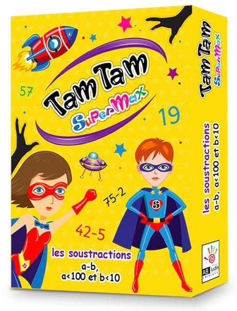 Tam Tam supermax ; les soustractions ; a-b, a<100 et b<10