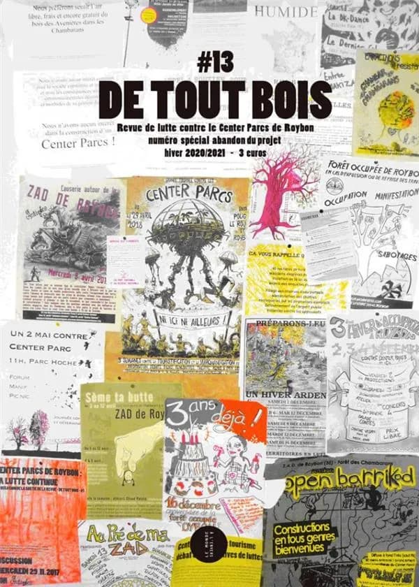 De tout bois ; revue de lutte contre le Center Parcs de Roybon n.13