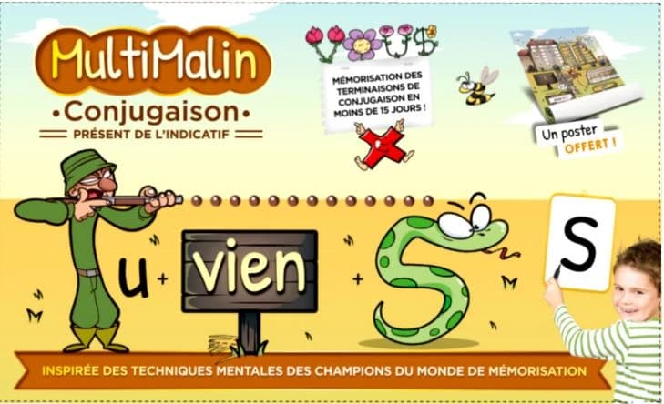 Pack multimalin conjugaison du present