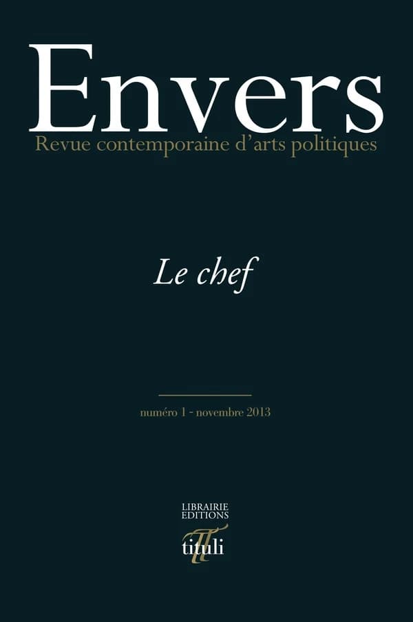 Revue Envers n.1 : le chef