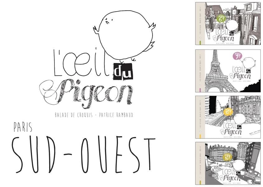 L'oeil du pigeon ; Paris sud-ouest