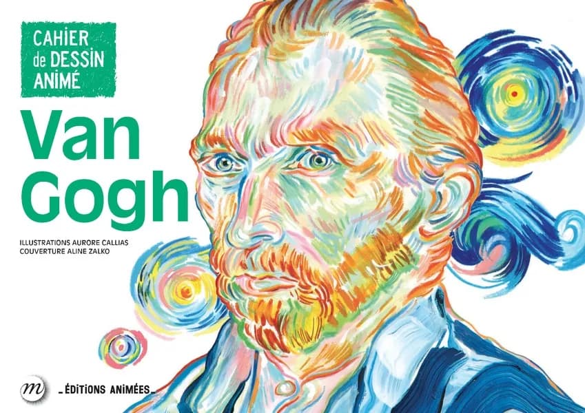 Cahier de dessin animé : Van Gogh : [Album à colorier]