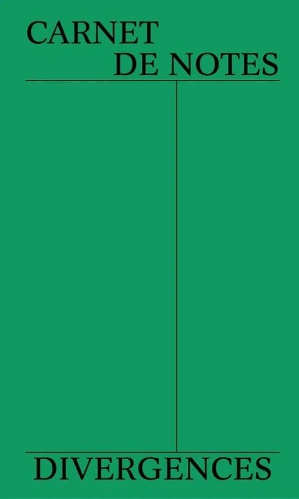 Carnet de notes vert